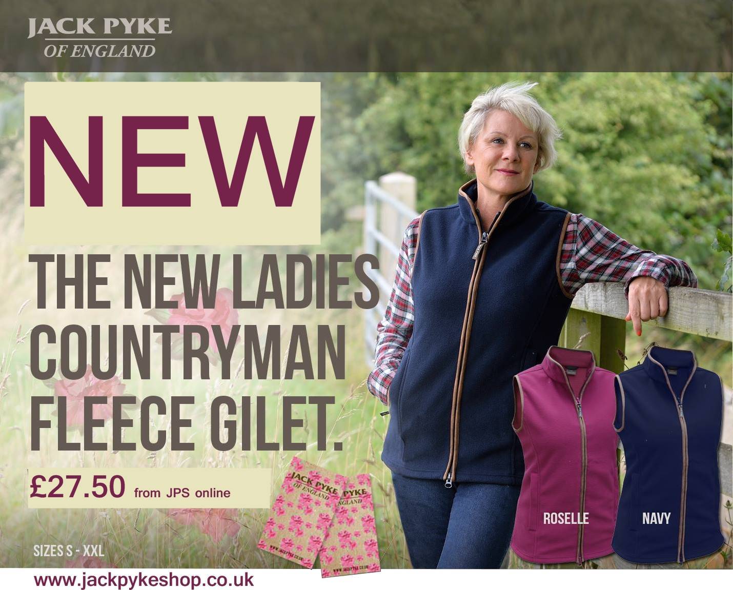 Jack Pyke Ladies Countryman Fleece Gilet